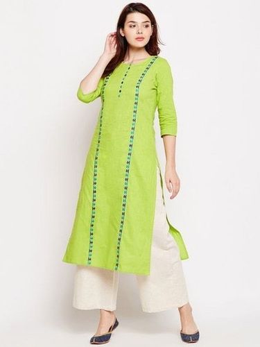 Ladies Light Weight Stylish Printed Cotton Kurta 