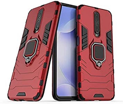 Dust Proof Stylish Scratch Resistant Red And Black Mobile Cover Android Version: Yes