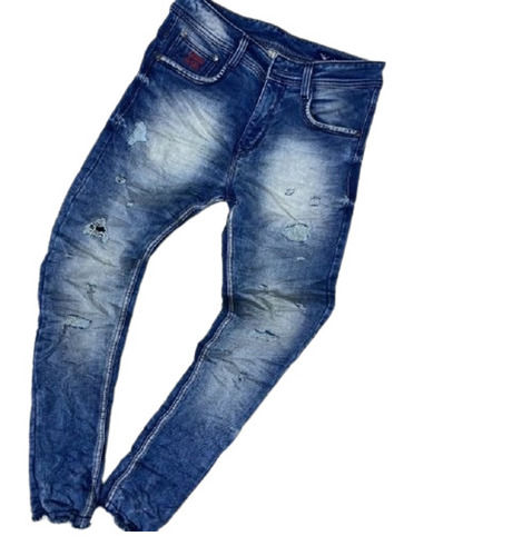 Fine Finish Denim Comfortable and Plain Men's Jeans