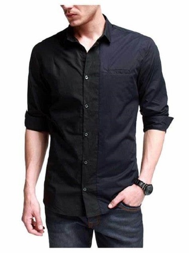 Classy Cotton With Mandarin Collar Casual Shirt For Men
