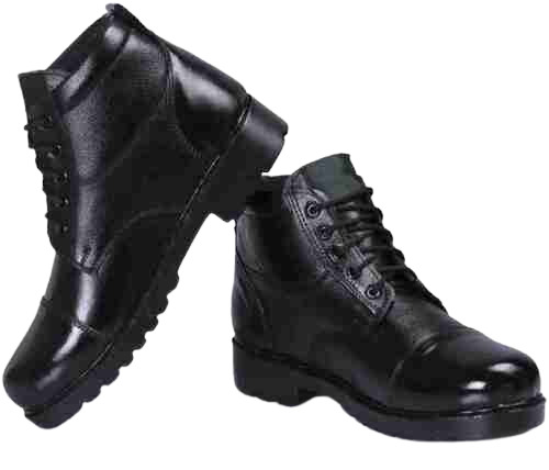 Lightweight And Comfortable Polyurethane Leather Lace-Ups Mens Leather Boots