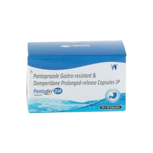 Pantoprazole Gastro-Resistant And Domperidone Ip Capsules, Pack Of 10 X 10 Capsules Application: Commercial