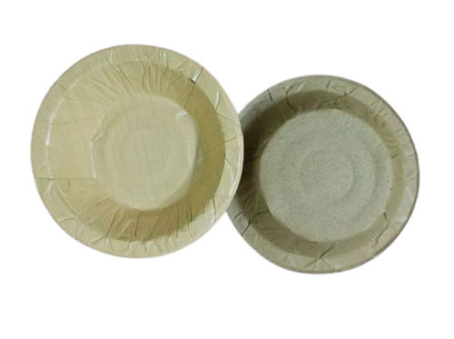 Plane Disposable Cut Resistant Leak Proof Biodegradable Brown Paper Bowl