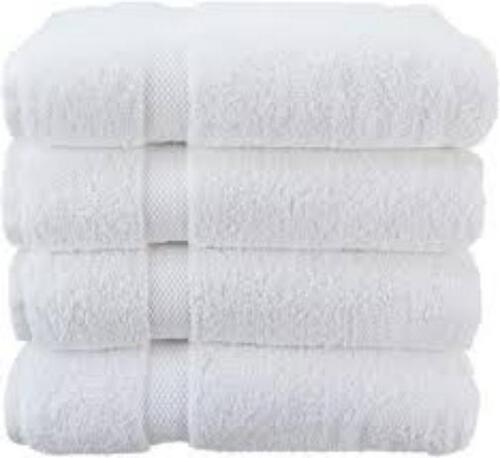 White Color Skin Friendly Hotel Towel