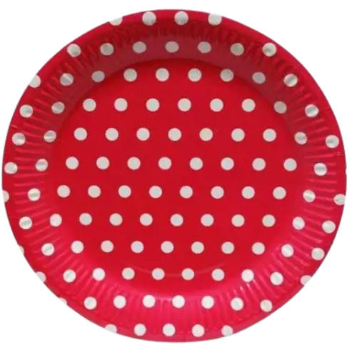 Environment Friendly Non Reusable Round Disposable Printed Paper Plates Application: Event And Party