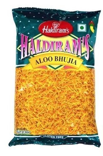Spicy Flavoured No Preservative Added Delicious Haldiram'S Aloo Bhujia Namkeen Snacks