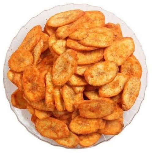 Crispy And Crunchy Textured Spicy Deep Fried Tasty Banana Chips Snacks, 1 Kg