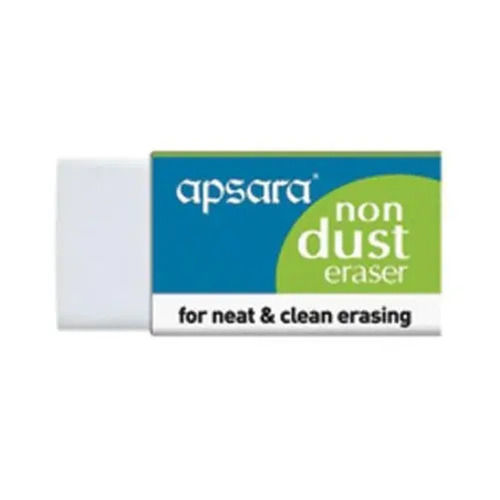 Rubber 33X17X10 Mm Printed Cover Lightweight And Non Dust Rectangular Eraser