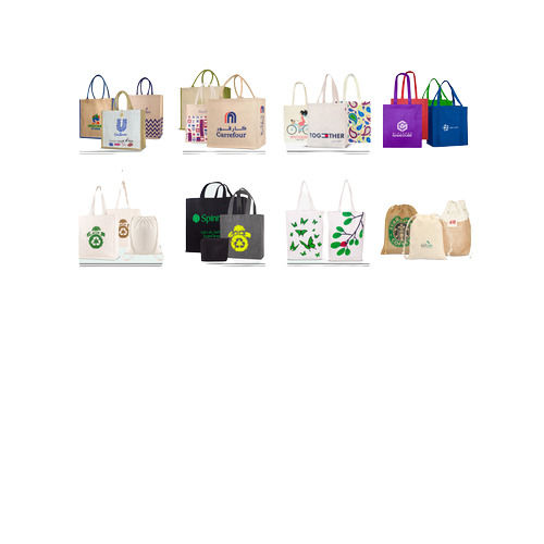 Printed Jute Shopping Bag