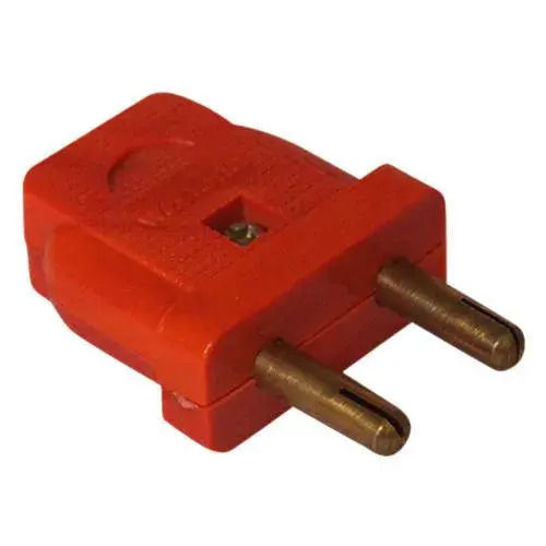 230 Volts 50 Hertz Sturdy Construction Crack Resistance Plastic Body 2 Pin Electrical Plug