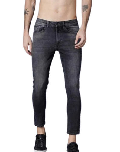 36 Inches Long Breathable And Washable Casual Wear Plain Denim Mens Jeans