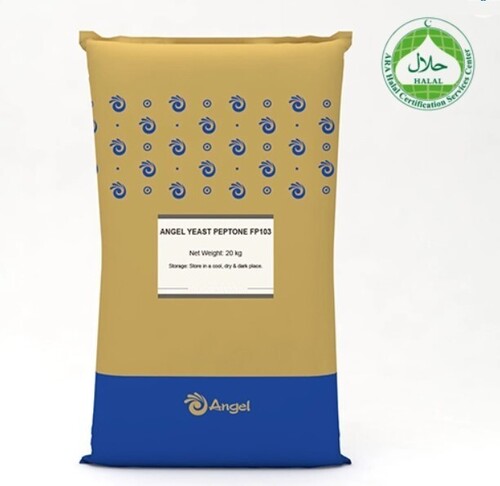 Angel Yeast Peptone Powder - Light Beige to Yellow, Water Soluble | Rich in Peptides, Free Amino Acids, Vitamins, Trace Elements, Ideal for Fermentation Applications