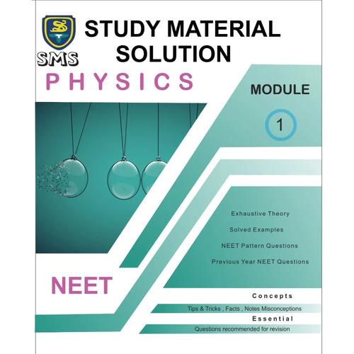 IIT JEE & NEET Comprehensive Study Material - A4 Card Paper Physics Book, 200g Lightweight | Includes Theory, Practice Questions, Mock Tests, and Solutions