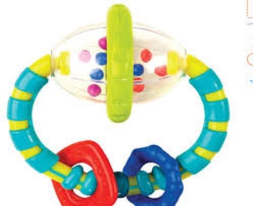 Kids Rounded Edges Smooth Non Toxic Bpa Free Plastic Rattle Toys Age Group: 1-2 Yrs