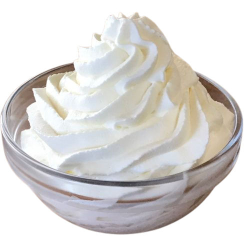 Fresh And Pure Whipped Cream With No Additives