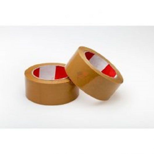 Single Sided Brown Plastic Tape For Packaging Length: 18 Meters  Meter (M)