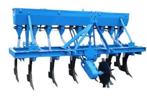 40 Rpm Speed Mild Steel Gear Straight Driving 9 Tyne Seed Drill With 300 Kilograms