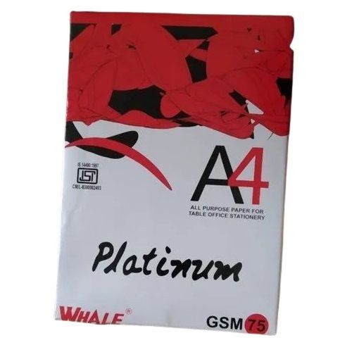 Environment Friendly Recyclable Rectangular A4 Sizes Copier Paper