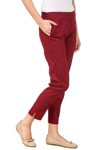 Buy Button Front Casual Trousers Skin Friendly Elastic Waist Tie Waisted  Wide Legs Pants Solid Color Stylish for Work M at Amazonin