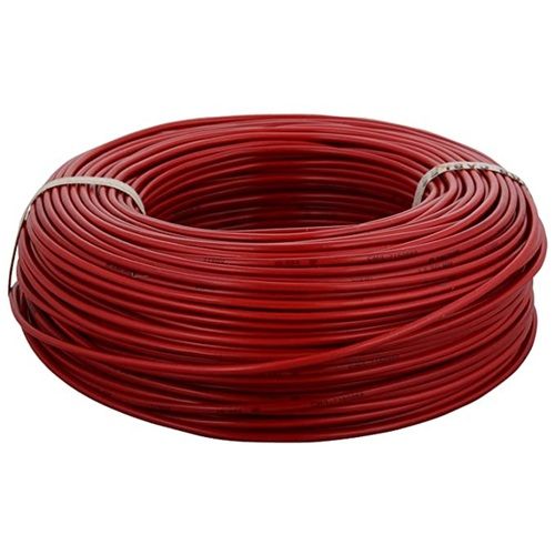 High Current Carrying Capacity Capable Red Electrical Copper Wire Frequency (Mhz): 50-70 Hertz (Hz)