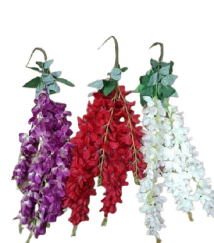Handmade Washable Silk Artificial Floral Hanging Bunch For Decoration