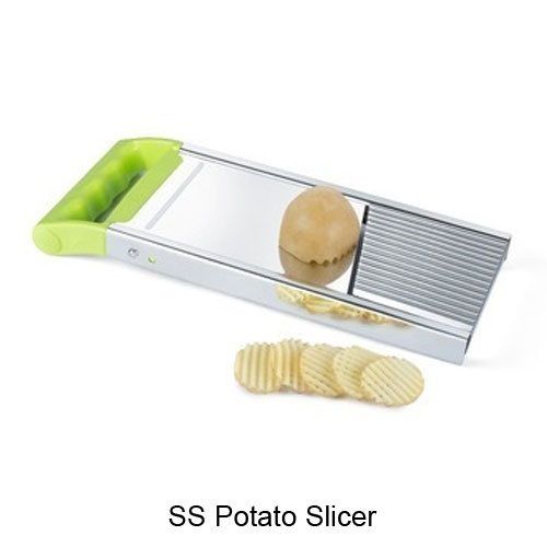 Stainless Steel With Plastic Handle Wavy Blade Manual Potato Slicer Capacity: 300-2 Ton