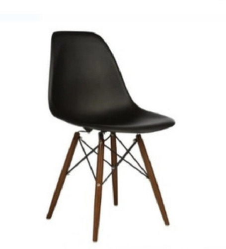 Without Armrest Wooden And Polypropylene Plastic Matte Finish Chair