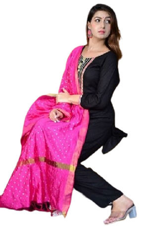 Women Breathable Round Neck Fancy Salwar Suit