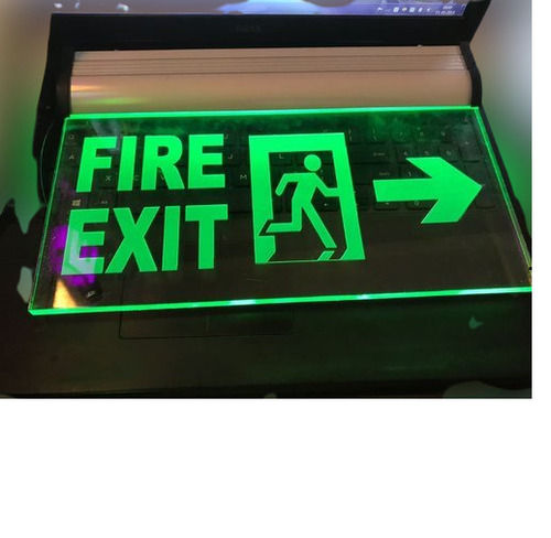 Pvc Rigid Sheet Rectangular Fire Safety Signage, Board Thickness: 1.5 Mm Application: Industrial