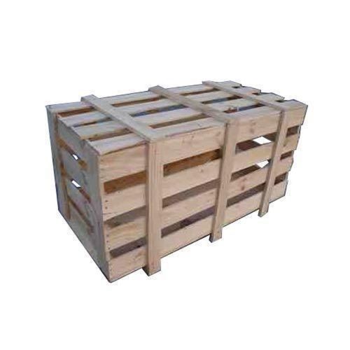 Climate Resistance Environmentally Safe Strong Brown Shipping Wooden Box 