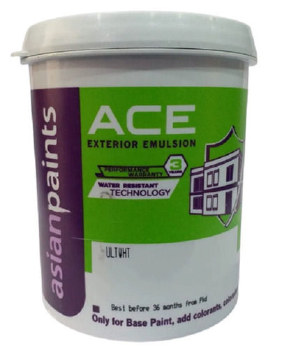 20 Liter Pack Weather Resistance Asian Ace Emulsion Wall Paint