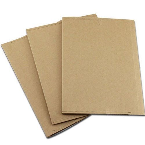 Eco Friendly Tear Resistance Recyclable Rectangular Brown Paper File Folders 35 X 26 X 3.5