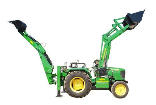 Highly Efficient Semi-Automatic Control System Tractor Backhoe Loader