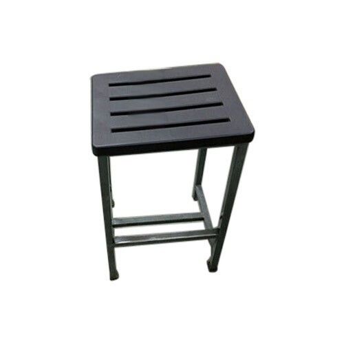 Modern Square Stainless Steel Stool With 1.5 Feet Wide And 3 Feet Height