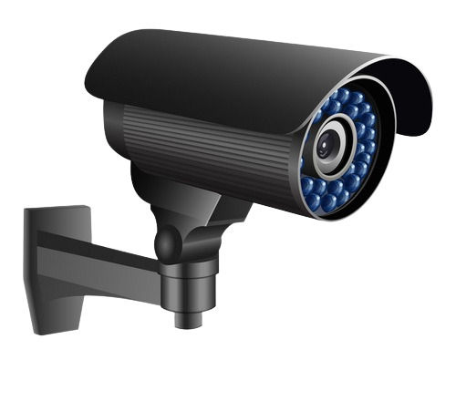 Night Vision Smart Motion High Resolution Black CCTV Bullet Camera