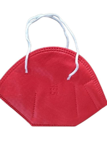 Non Woven Antibacterial 5 Layers N95 Red Face Mask