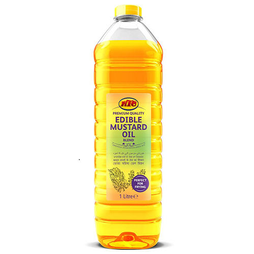 1 Litre Double Filtered Contain Fatty Acids Powerful Aroma Cholesterol-free Mustard Oil