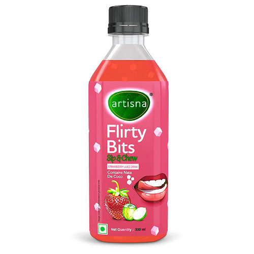 No Artificial Colors And Sweet Taste Pure Strawberry Juice Packaging: Bottle