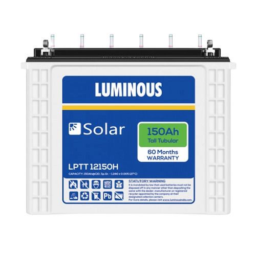 Luminious Solar 150ah Tall Tubular Heavy Duty Acid Lead Inverter Battery