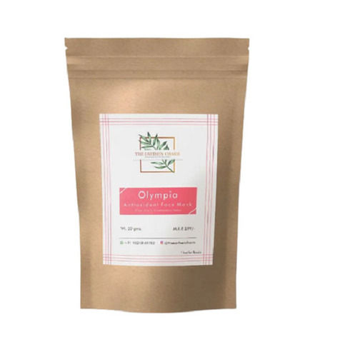 50 Gram Earthen Charm Flex Seed Walnut Olympia Antioxidant Herbal Face Pack