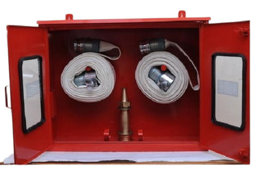 Paint Coated Corrosion Resistant Mild Steel Double Door Fire Hose Reels Box  at 5500.00 INR in Bardhaman