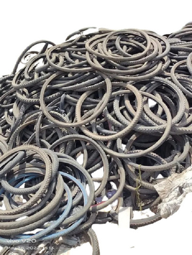 Butadiene And Styrene Rubber Old Condition Cycle Tyre Scrap - 94% Pure, 150-200kg, 12 & 305mm Length, Black, 10mm Thickness, Density: 1.1kg/m3