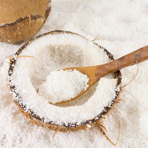 Easy To Digest Mild And Sweet Taste Light Cream White High Fate Desiccated Coconut