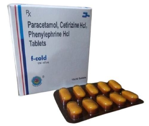 100Mg Phenylephrine 10Mg Cetirizine 5Mg Caffeine 30Mg Tablet - Drug Type: General Medicines