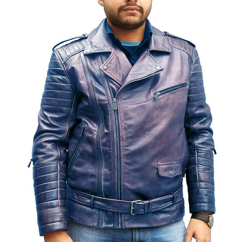 Full Sleeves High Quality Genuine Leather Jacket for Men