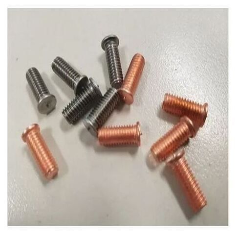 Cnc Machine Threaded Weld Stud With 3 - 6 Inch Length And Polished Finish