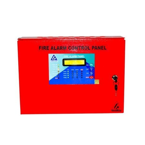 Red 4 Zone Fire Alarm Control Panel - Application: Home