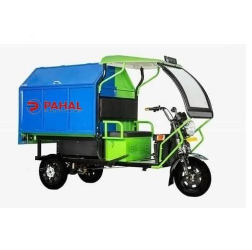 Plastic Dustbin Pedal Rickshaw