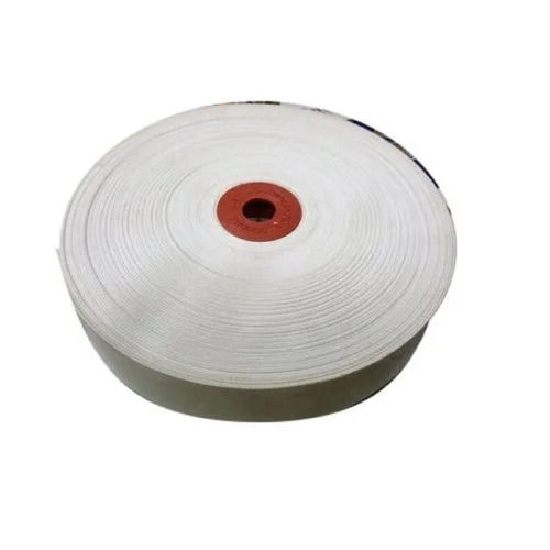 White Lightweight Increase Retain Original Position Polyester Elastic Tape For Garments