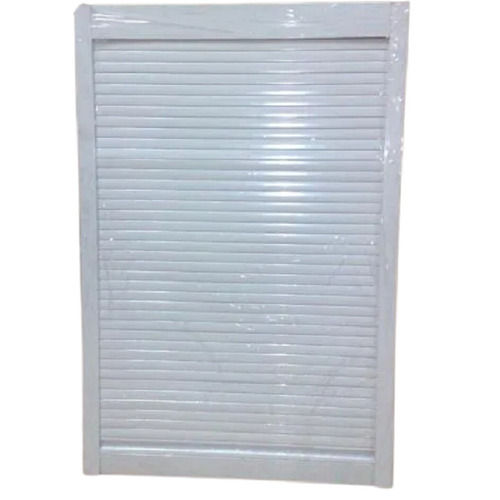 White Easy To Install Vertical Weather Resistant Machinable Aluminum Rolling Manual Shutter 